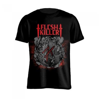 Flesh Killer Üniseks Yetişkin Logolu Tişört