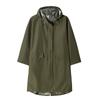 Chunya Textile PU Waterproof Windproof Poncho Extended Trench Coat Raincoat Outdoor Hiking Rainstorm Prevention Over the Knee Unisex