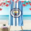 Manchester City F Print Beach Towel, Large Soft Quick Dry Towel for Beach Camping Swimming