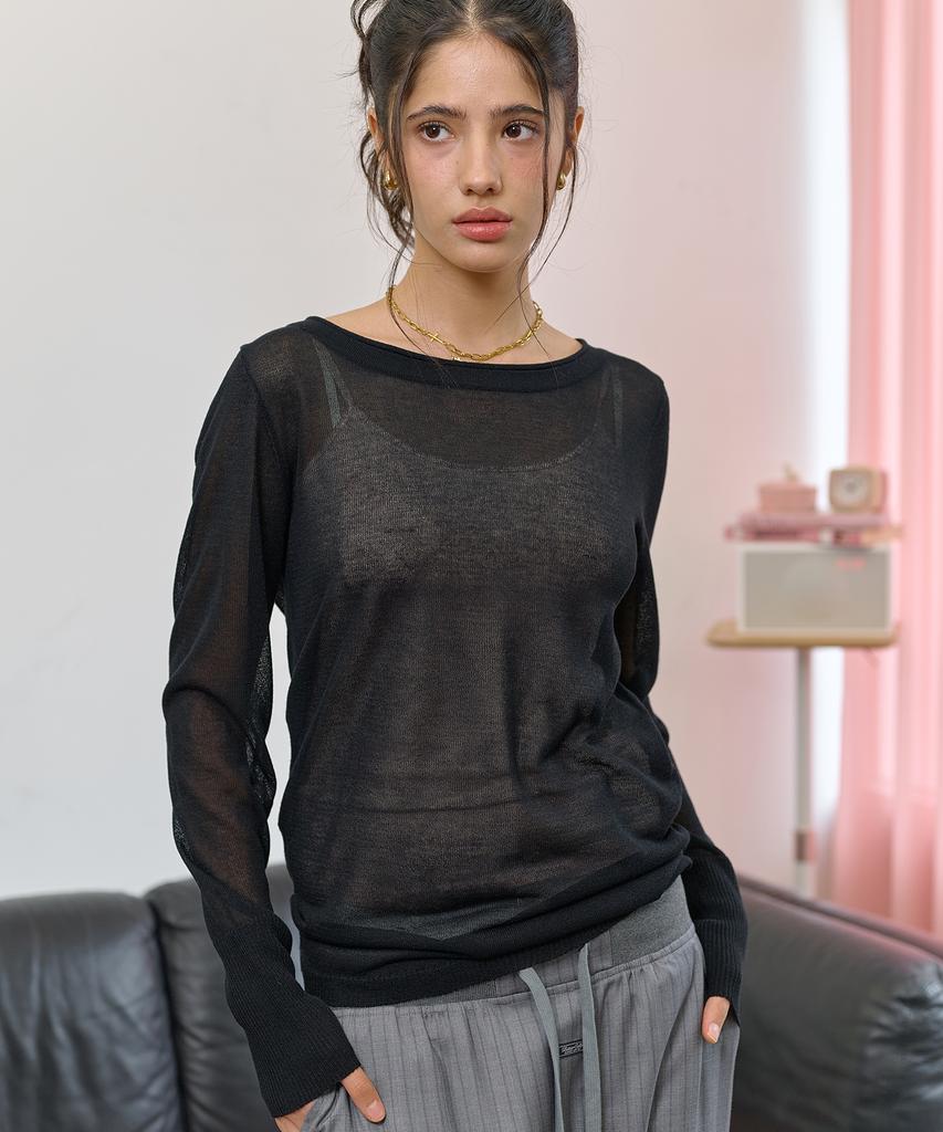 Biteoseljeu Dewey Long Sleeve Knit - Black