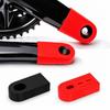 2pcs Flexible Bicycle Crank Arm Protector Shock Absorbing Crank Arm Cover  Riding Gear
