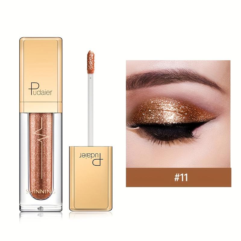 Make Up Liquid Eyeshadow Waterproof Glitter Pigments Purple Gold Metalic Women Beauty Gel Eye Shadow Cream 18 Colors Makeup Shimmer Shadow