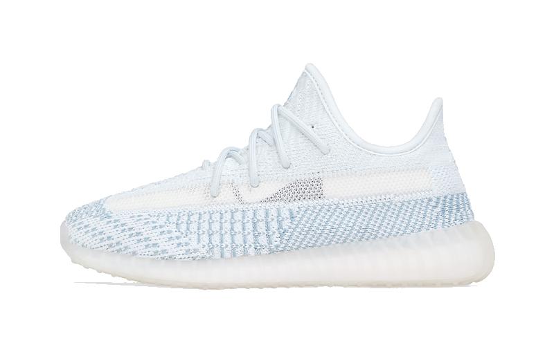 Adidas Yeezy Boost 350 V2 Cloud White Kids FW3051 31.5