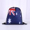 10pcs World Cup Football Drawstring Backpack for Various Countries, Drawstring Closed Football Training Bag for Team Use