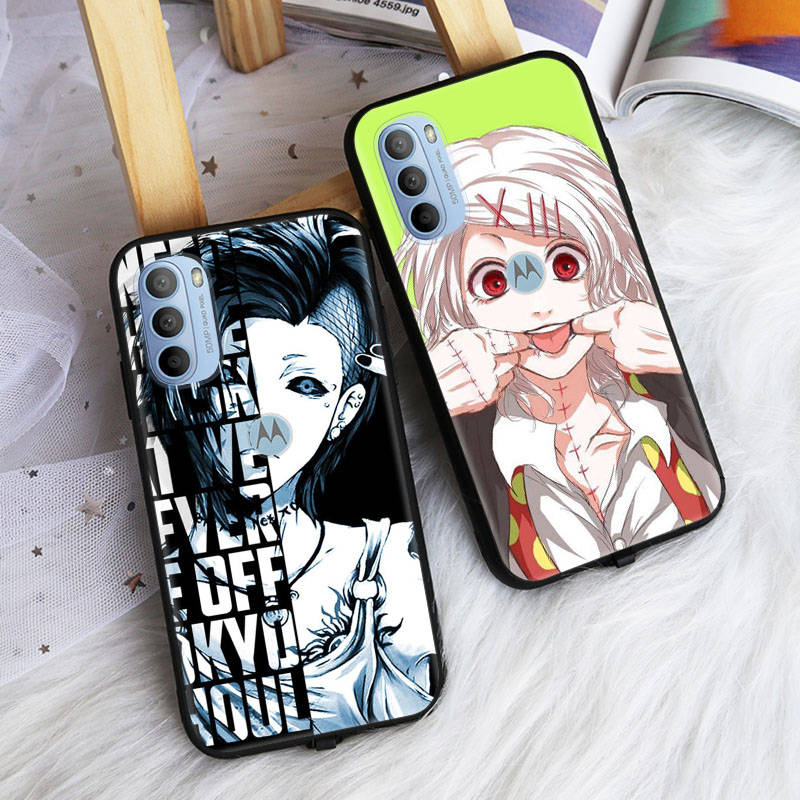 AD98 Tokyo Ghoul Black Case for Samsung Note 20 Lite S24 Ultra S23 S22 A05 A06 A11 A71 A15 A16 A13 A24 A25 A33 A52 A53 M55 M35 Sofe Cover