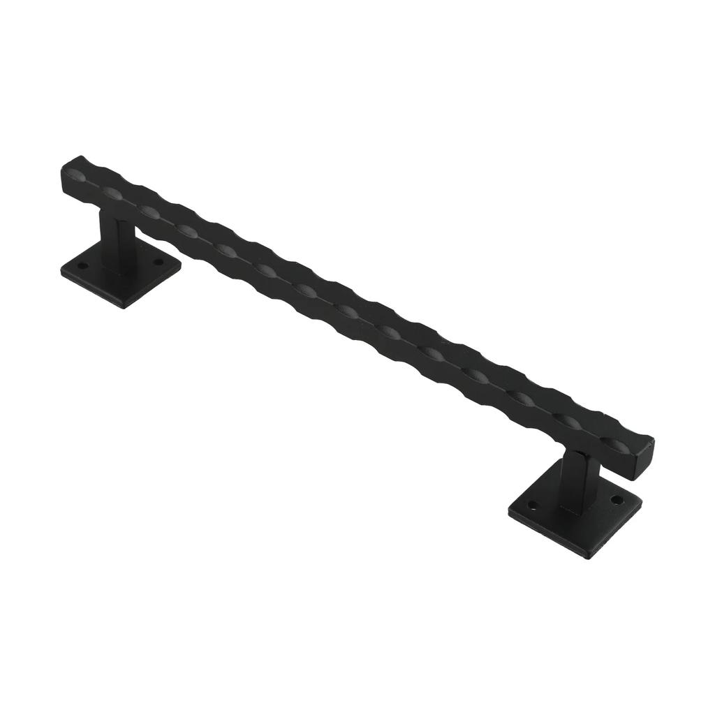 12 Inch Pull Handle Heavy Duty Door Pull Solid Iron Construction Indoor Outdoor Use Large Rustic Design Handle Heavy Duty Handle