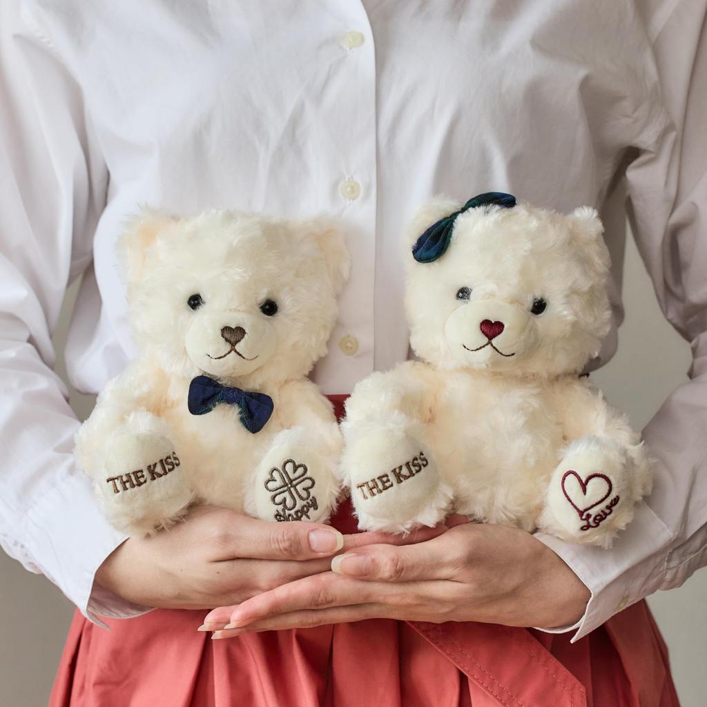 The Kiss Bear-LOVEHAPPY-03-8000 Original Love & Happy Bear Plush Toy