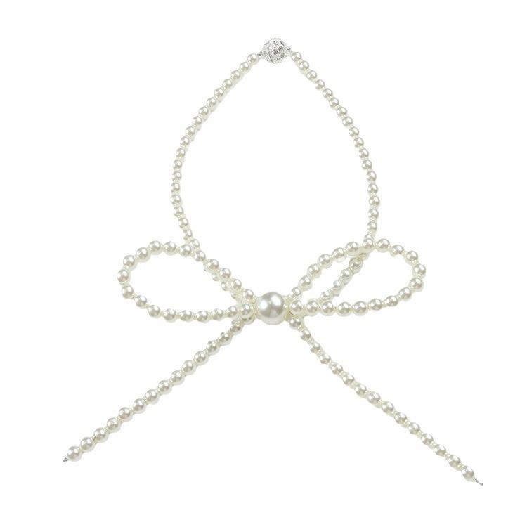 Magnetic Curtain Tiebacks with Pearl Butterfly Design, Decorative Curtain Holdbacks No Drilling Required