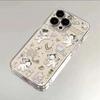 Cute Little Lamb Angel Sheep Case for IPhone 16 15 14 13 12 11 Pro Max 16 15 14 Plus Transparent Soft Shockproof Bumper Cover