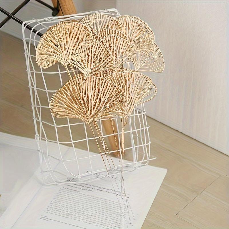 A Single Silver Ginkgo for Holiday Decorations, Including for New Year'S Eve And Halloween.