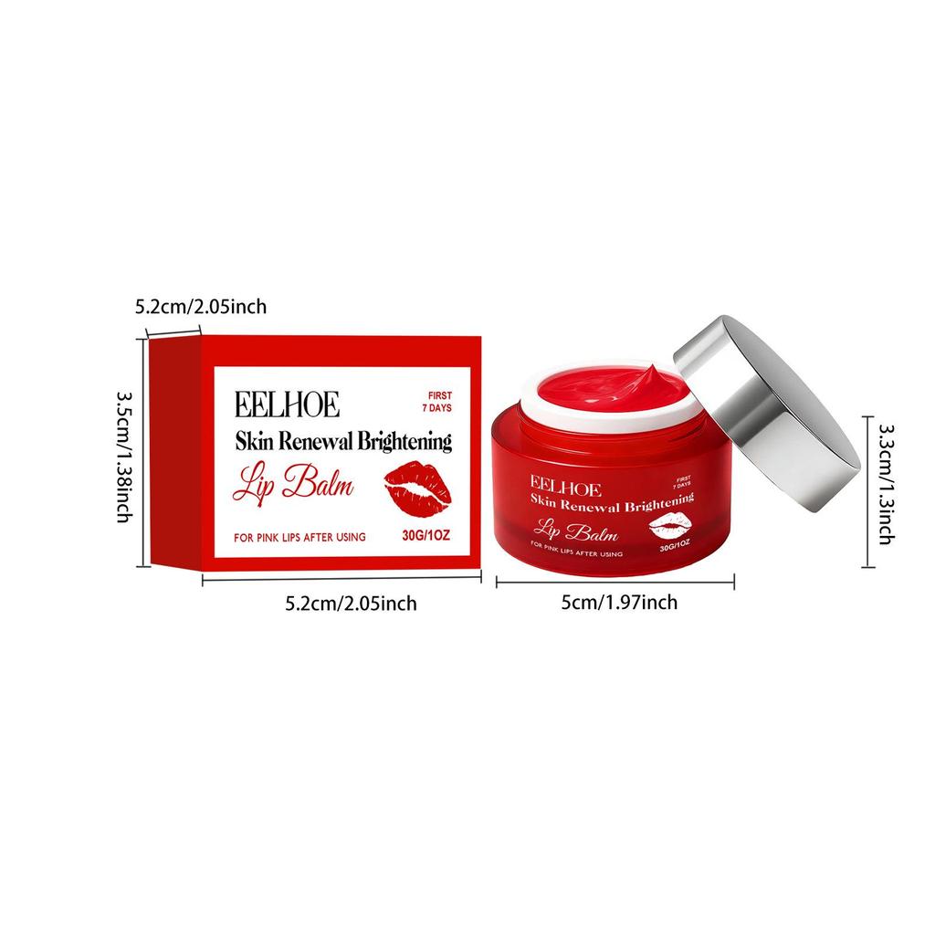EELHOE Lip Balm: Moisturizing, Brightening, Hydrating Daily Care for Soft, Naturally Shiny Lips.