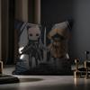 Game Little Nightmares Cushion Cover Anti-dustmite Pillowcase Invisible Zipper Silky Short Plush Sofa Cushion Cover