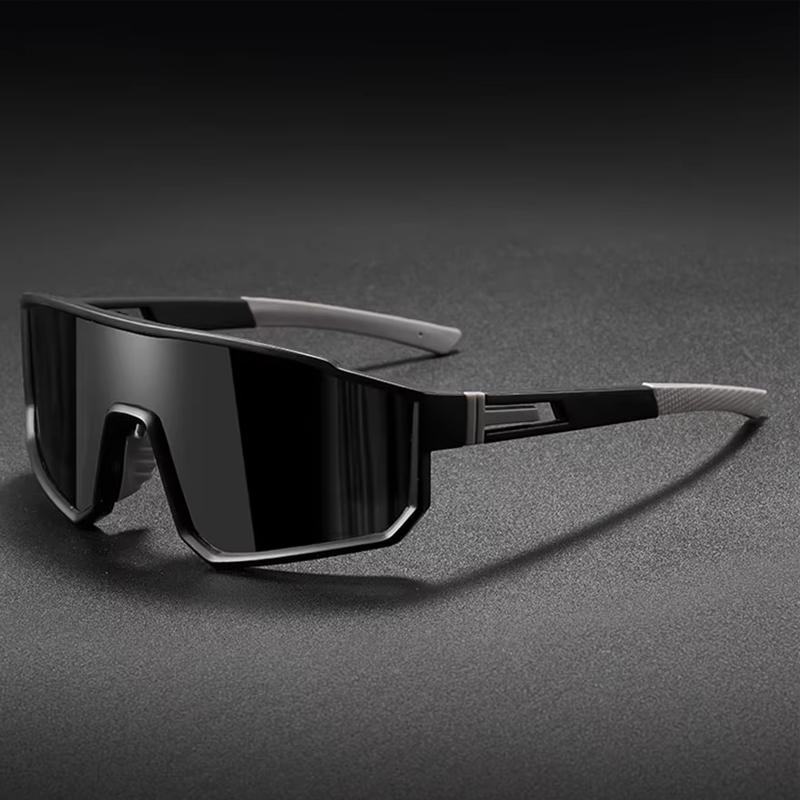 Men's Oversized Bicycle Glasses Windproof Colored Coated Sunglasses For Bicycles Outdoor Sports Motorcycle Sunglasses 3258