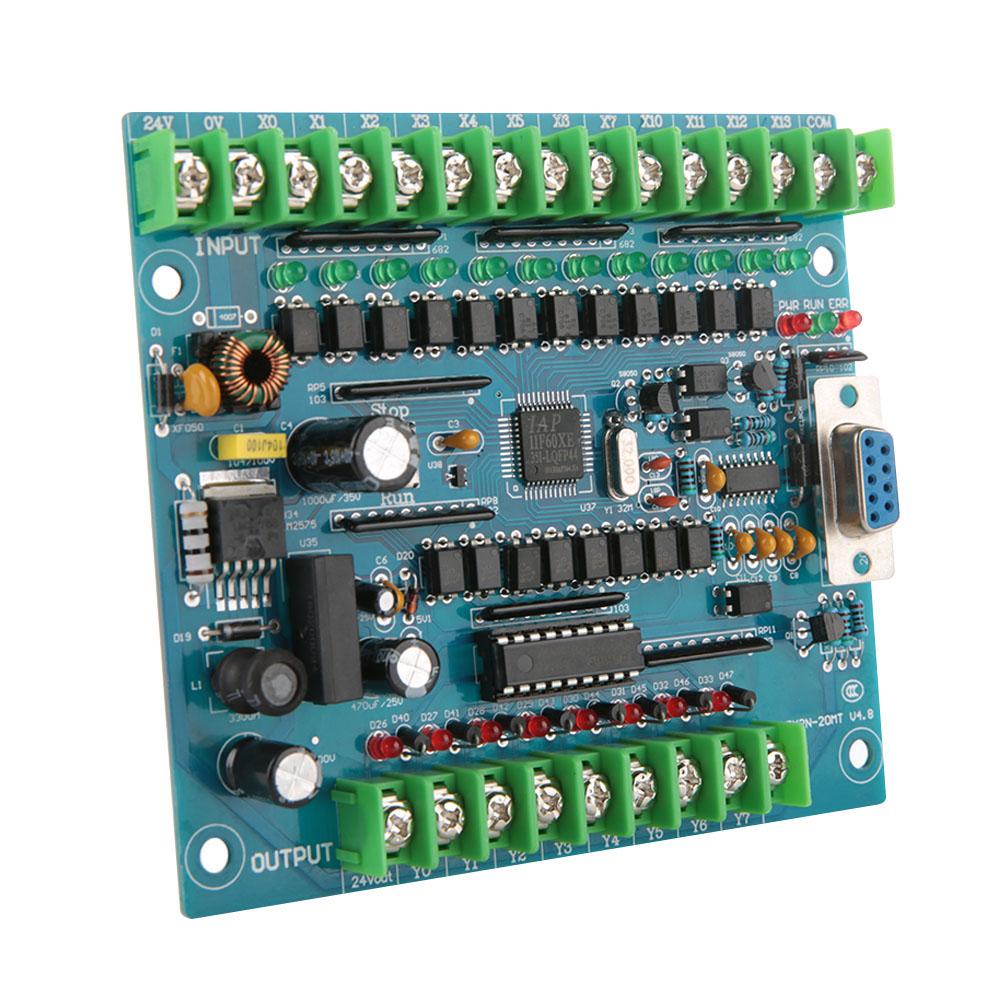 Industrial Programmable Control Board FX2N 20MT 12 Input 8 Output 24V 0.5A
