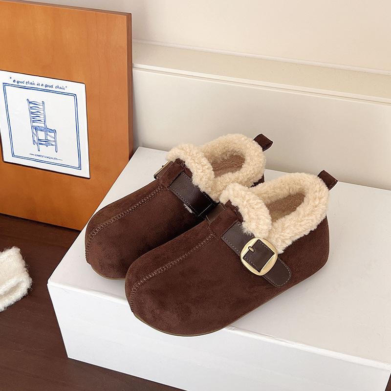 Women's soft elastic one-step heightening winter warm cold padded snow boots non-slip wear-resistant casual shipping cotton boots