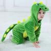 And Winter Infant And Toddler One-piece Sleepwear With Zipper Crawl Suit Dinosaur Flannel Home Baby