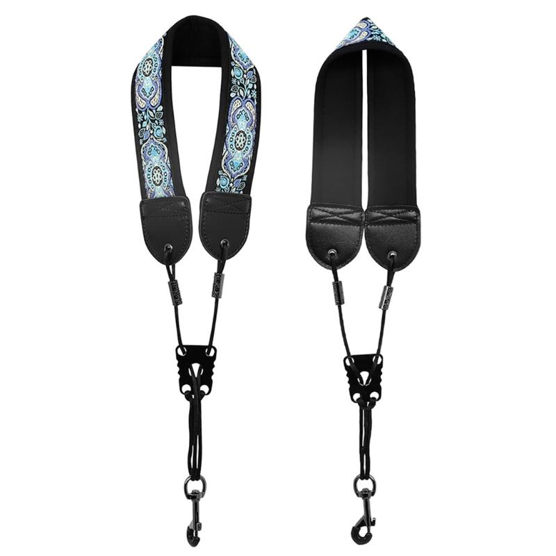 Adjusted Length Saxophone Neck Strap Soft Saxophone Belt Breathable Strap Padded Upgraded for Tenors Saxophone