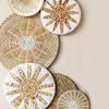 Wabi-Sabi Rattan Wall Hanging for Living Room, Bedroom, or Entryway