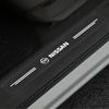 4 Stuks Auto Drempelbeschermer Transparant Decoratief Embleem 3D Sticker Voor Nissan Nismo Tiida Teana ALTIMA SYLPHY MURANO KICKS QASHQAI GTR