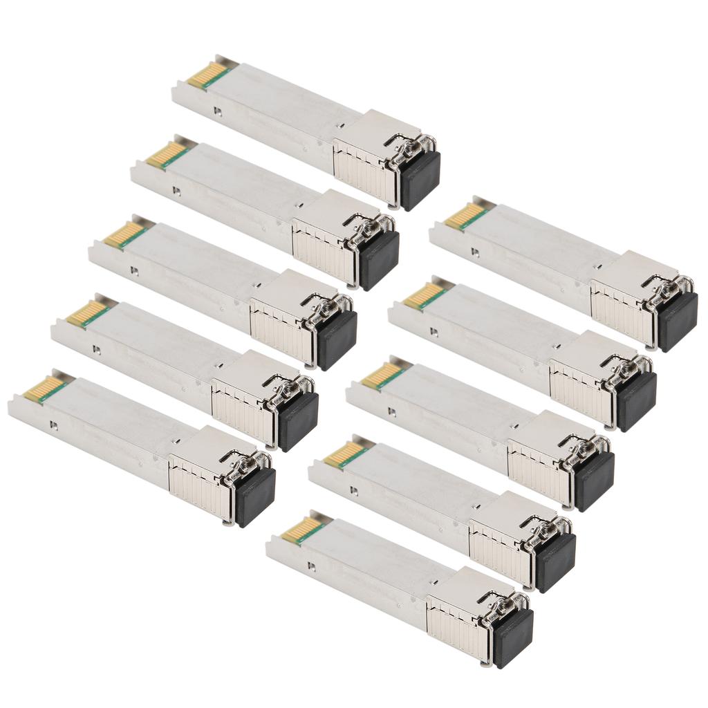 10PCS SFP Optical Module SC Interface Single Mode Fiber for HUAWEI H3C Cisco 20KM
