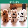 West Highland Plush Dog Pendant With Keychain For Bag Decoration And Gift Ideas
