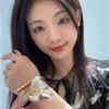 Armlet Tulip Bangle Exaggerated Metal Flower Bracelet Golden and White Bangle  Mother's Day Gift