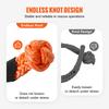 VEVOR Soft Shackle Synthetic Recovery Rope 2PCS 1.3x56 cm 20 Ton Break Strength
