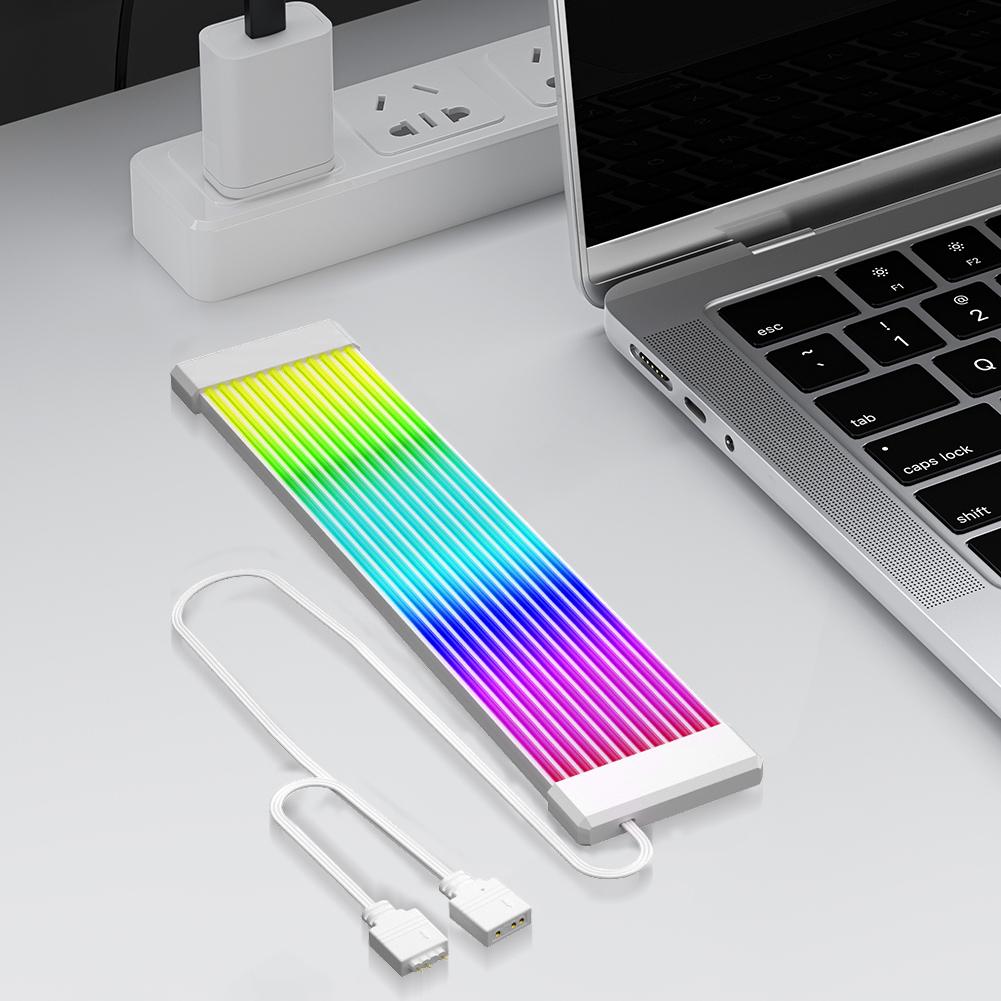 5V 3Pin PC RGB GPU Cable 8/24PIN Motherboard Power Extension Cable Flexible LED Strip Light DIY Kit for Computer Power Supply