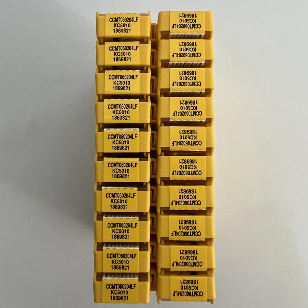 KENNAMETEL / CCMT060204LF KC5010  / Original carbide blade 10 Pcs