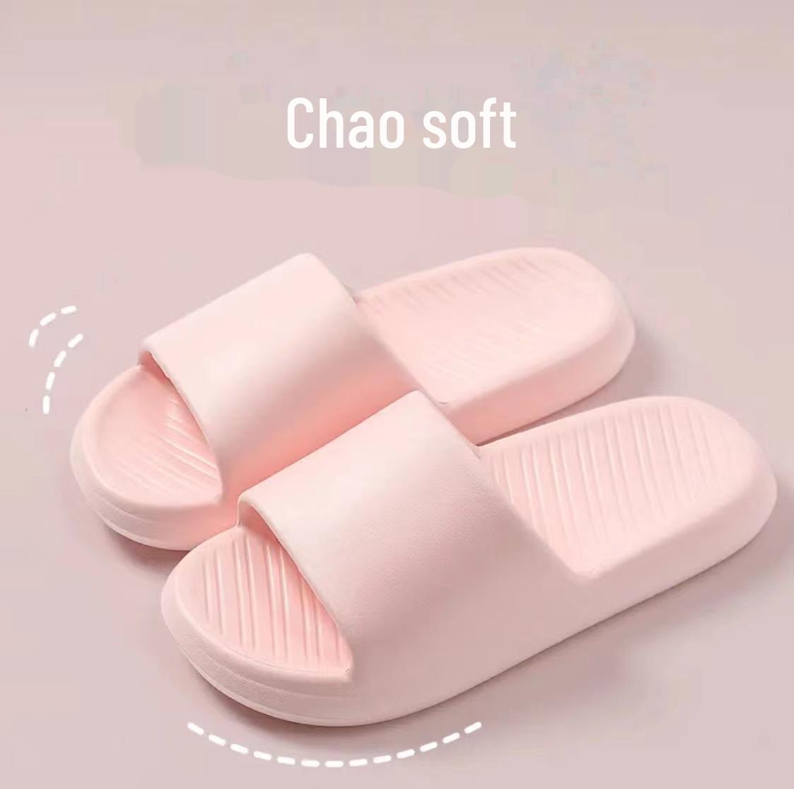 

Женские тапочки для ванной из ЭВА, толстая подошва, летние домашние тапочки 38-39 розовый