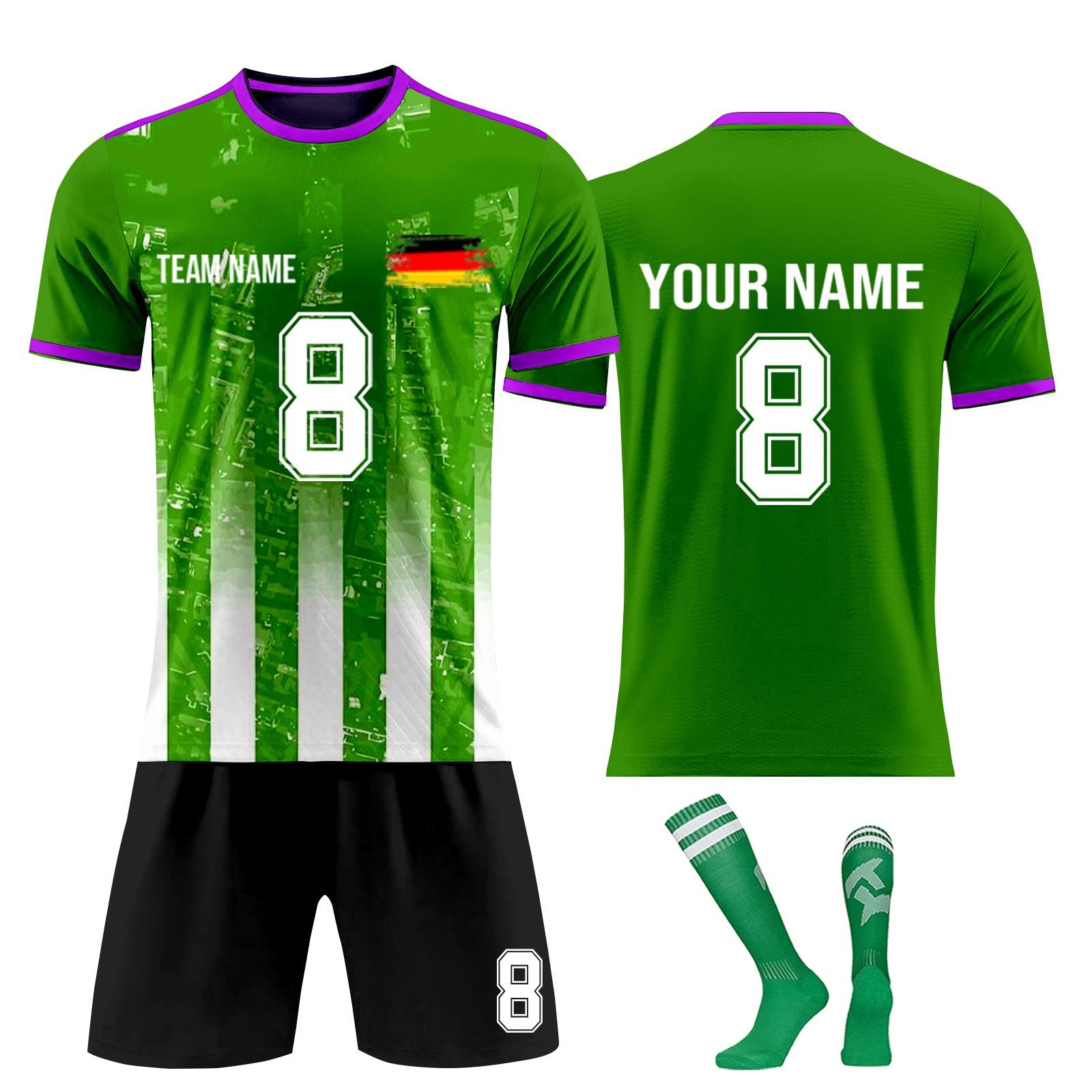 

Комплект персонализированных рубашек для мужчин и девочек с именем и номером, футбольные майки на заказ для мальчиков, тренировочный костюм XXL