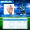 Torwarthandschuhe Starker Grip Fußballhandschuhe mit Fingerschutz & 4+3MM Latex für Kinder Jugendliche und Erwachsene