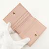 Gucci Compact Wallet Bi-Fold Wallet 449421 GG Ghost Card Case Pink Leather Women Used
