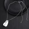 Irregular Circular Pendant for Men and Women Fashionable Versatile Necklace