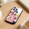 Anime F Phone Case For iPhone 17 16 15 14 13 12 Max Plus Silicone Black Cover
