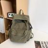 Student School Bag  New Large Capacity Women's Travel Backpacks Fashion Retro Men's Versatile Canvas Backpacks