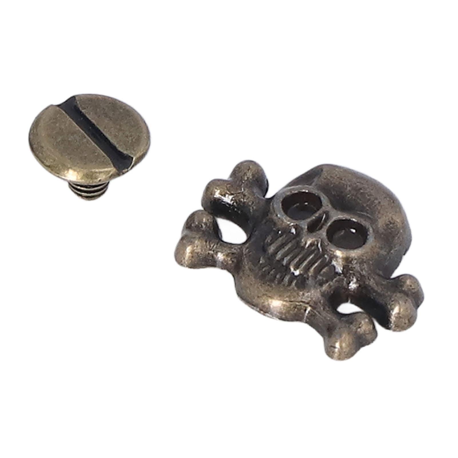 

80 наборов заклепок в виде черепа в готическом стиле, красивые модные аксессуары для самостоятельного изготовления обуви