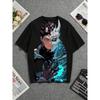 Men's Fashion 3D Printed Men's T-Shirt Round Neck Short Sleeve Trendy Street Wear
