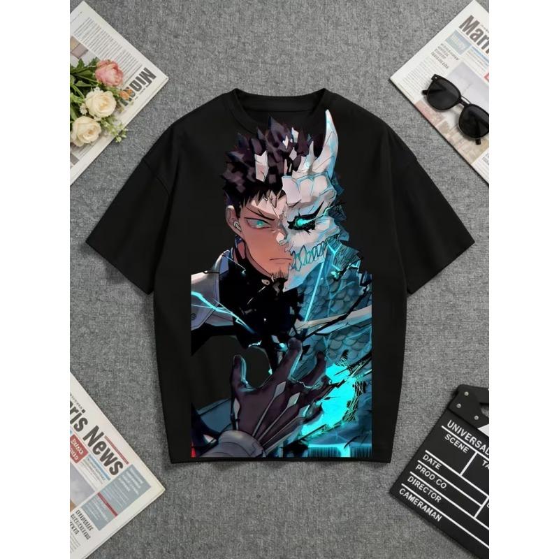 Men's Fashion 3D Printed Men's T-Shirt Round Neck Short Sleeve Trendy Street Wear