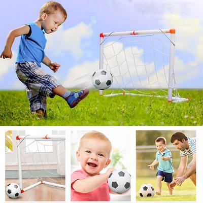 Football Goal Post Set Soccer Goal Sets for Children Easy To Install Lightweight Portable Football Goals Set for Garden Backyard