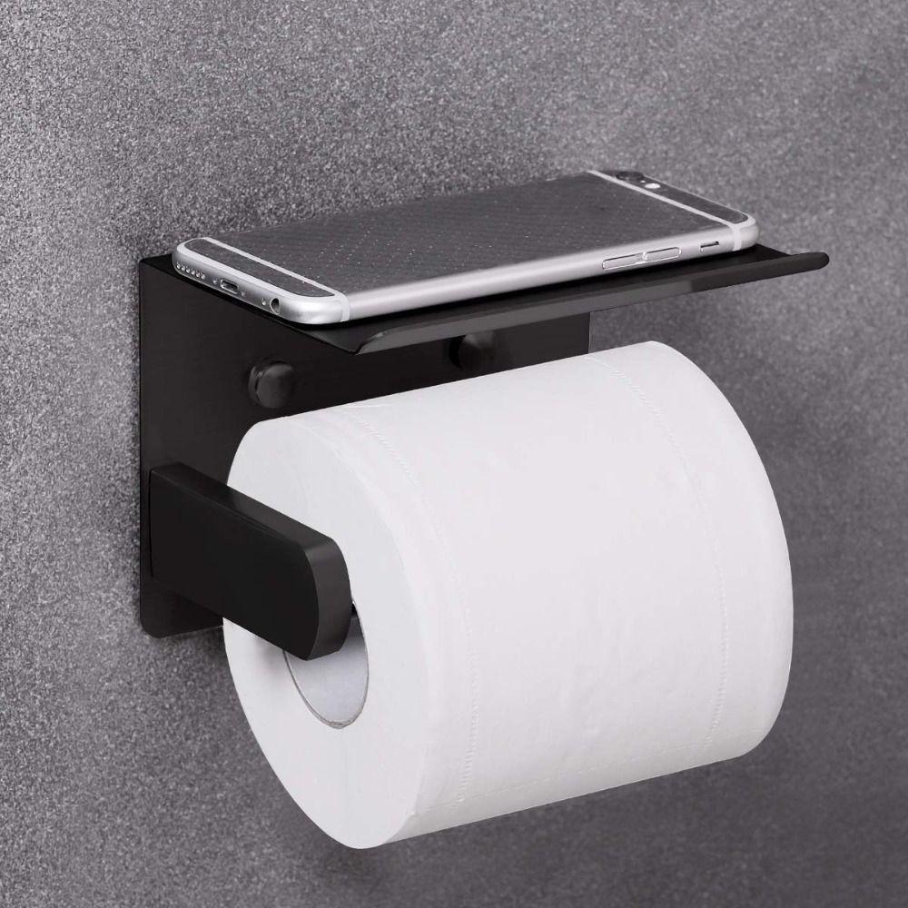Rostfreier Toilettenpapierhalter Edelstahl Badezimmer-Aufbewahrungsregal Hotelprojekte