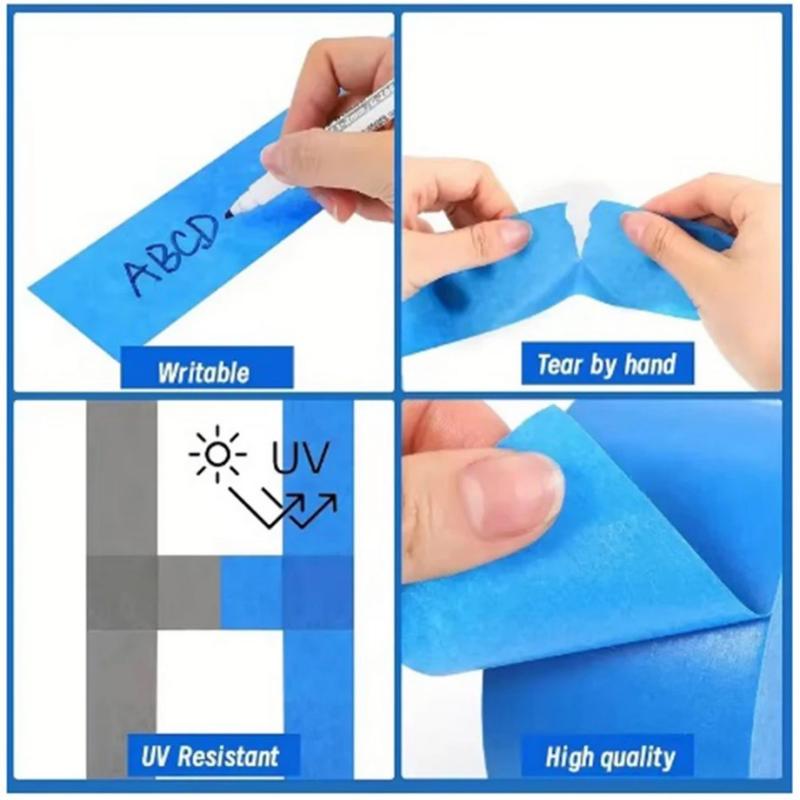 20M Blue Painters Clean Peel Masking Tape Adhesive Diy Painting Paper Painter Decor Craft General Purpose
