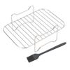 Fryer Rack Stainless Steel Multi Layer Dehydrator Toast Rack for Ningja Foodi DZ201 401