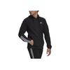 Adidas Logo Zip Jacket Men Jackets Black GV5297