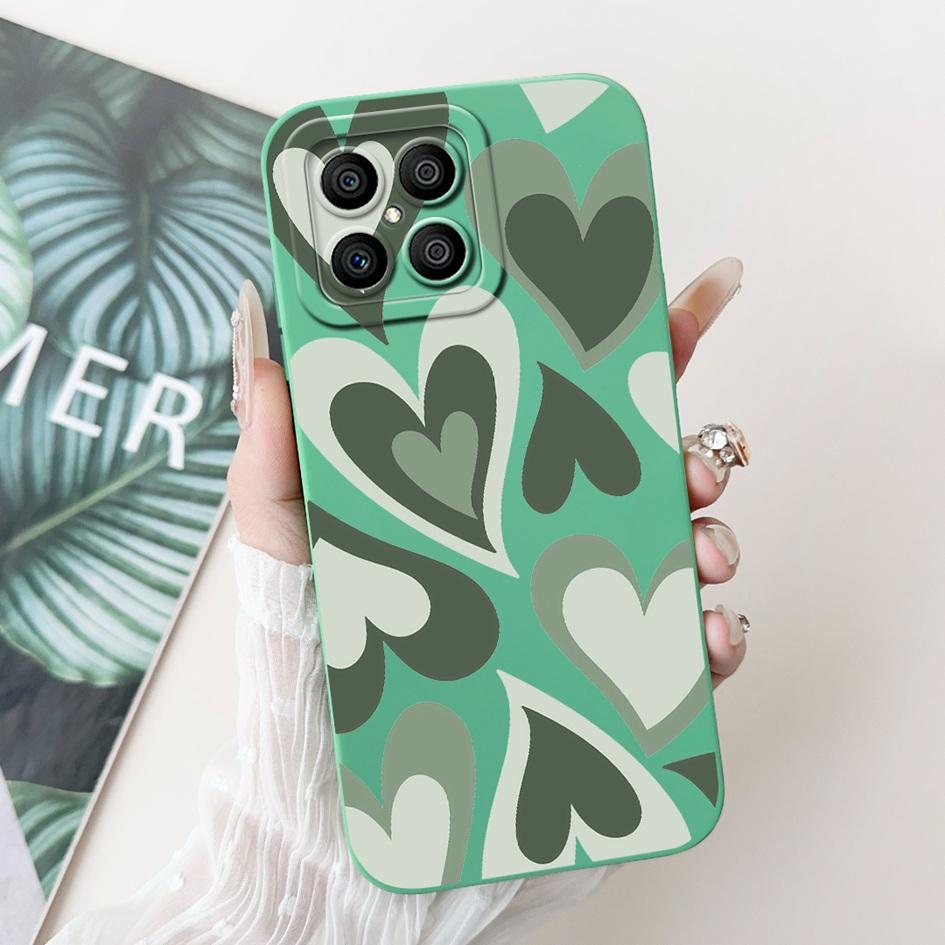For Honor X6 X8 5G Case Popular Flower Bowknot Soft Silicone Shockproof Bumper For HonorX8 HonorX6 TFY-LX1 VNE-LX1 VNE-N41 Cover