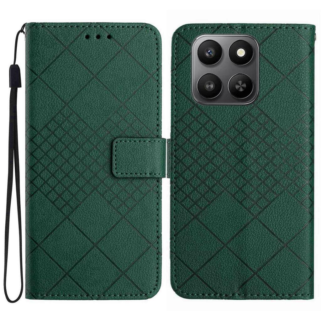 For Honor 400 Smart Case Wallet Imprint PU Leather Flip Folio Phone Cover