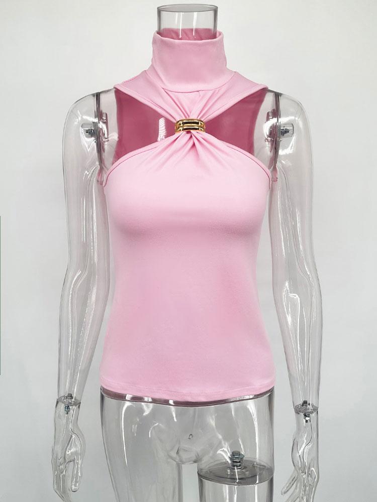 Sommermode Sexy Tanktop Pullover für Damen Slim Off-Shoulder Patchwork Strapless Y2k Westentop Damen Cropped Top 2025