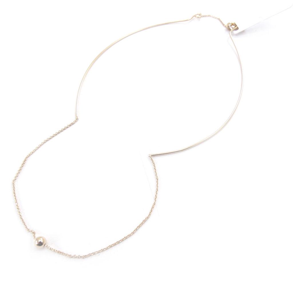 Les Trésors De Lily [J9373] - Gold Plated 'Choreography' Necklace - 5 Mm