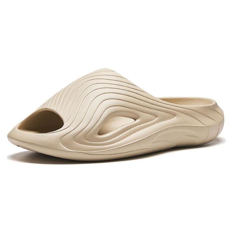 Anta Dolphin Platform Sports Slippers Men's Light Brown 912428538-2