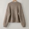 Women's Loose V-Neck Short Knit Cardigan